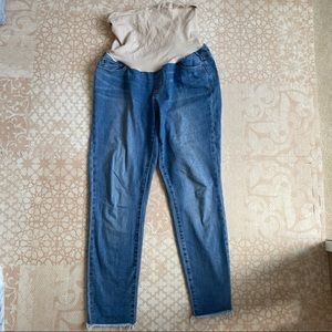 Articles of Society Raw Hem Maternity Skinny Jeans